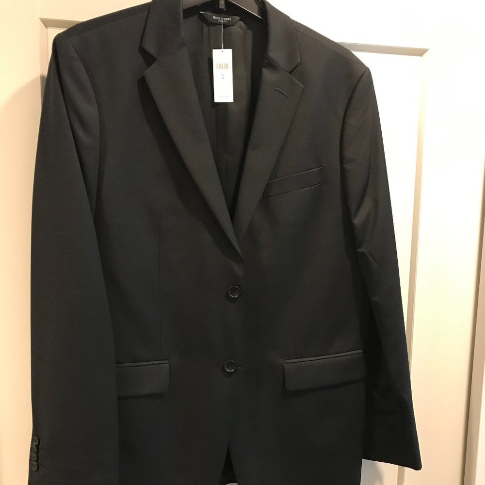 Brand New Black Banana Republic Suit
